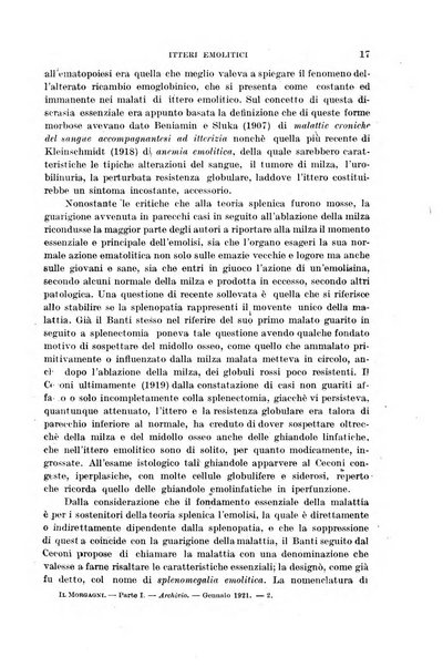 Il morgagni giornale indirizzato al progresso della medicina. Parte 1., Archivio o Memorie originali