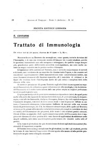 Il morgagni giornale indirizzato al progresso della medicina. Parte 1., Archivio o Memorie originali