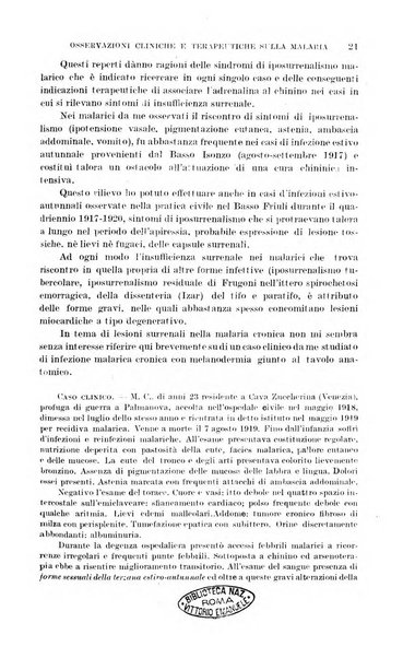 Il morgagni giornale indirizzato al progresso della medicina. Parte 1., Archivio o Memorie originali