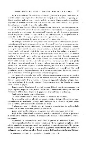 Il morgagni giornale indirizzato al progresso della medicina. Parte 1., Archivio o Memorie originali