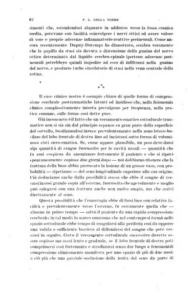 Il morgagni giornale indirizzato al progresso della medicina. Parte 1., Archivio o Memorie originali