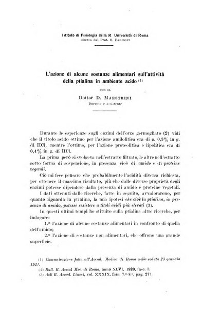 Il morgagni giornale indirizzato al progresso della medicina. Parte 1., Archivio o Memorie originali