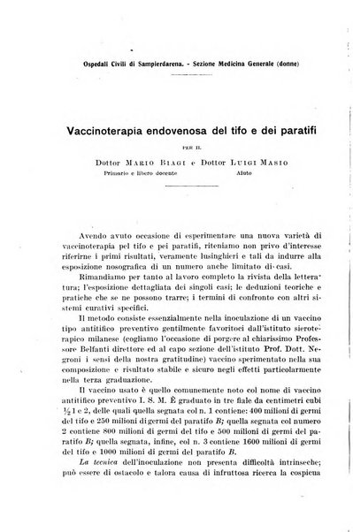 Il morgagni giornale indirizzato al progresso della medicina. Parte 1., Archivio o Memorie originali