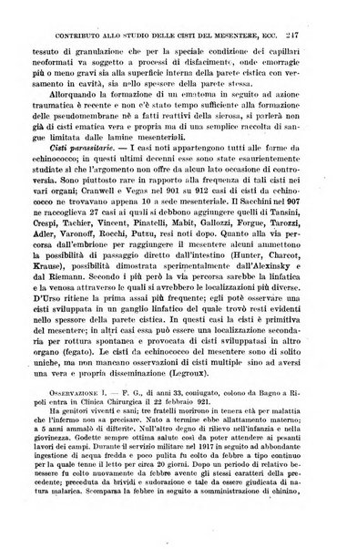 Il morgagni giornale indirizzato al progresso della medicina. Parte 1., Archivio o Memorie originali