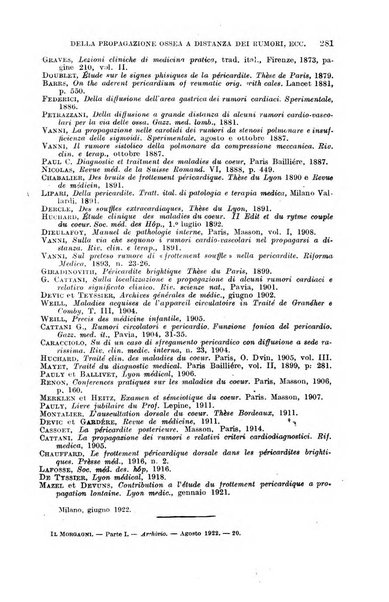 Il morgagni giornale indirizzato al progresso della medicina. Parte 1., Archivio o Memorie originali