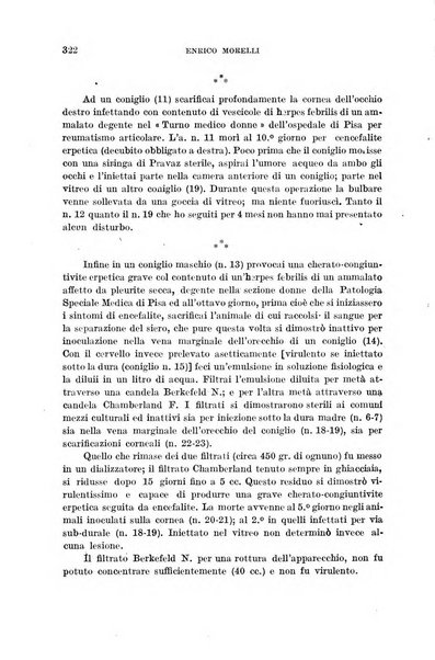 Il morgagni giornale indirizzato al progresso della medicina. Parte 1., Archivio o Memorie originali