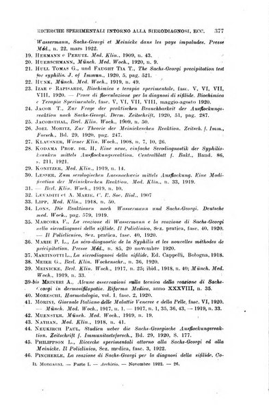 Il morgagni giornale indirizzato al progresso della medicina. Parte 1., Archivio o Memorie originali