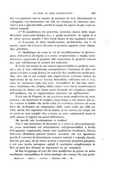 Il morgagni giornale indirizzato al progresso della medicina. Parte 1., Archivio o Memorie originali