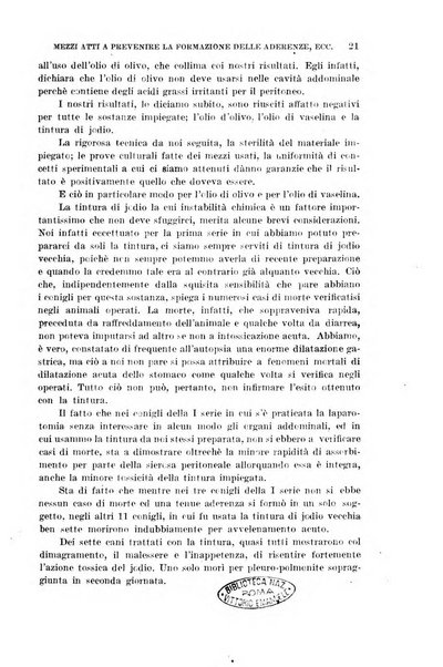 Il morgagni giornale indirizzato al progresso della medicina. Parte 1., Archivio o Memorie originali