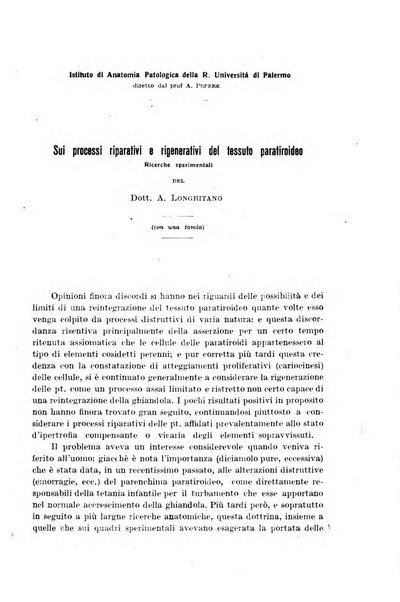 Il morgagni giornale indirizzato al progresso della medicina. Parte 1., Archivio o Memorie originali