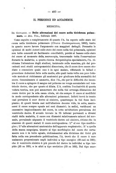 Il morgagni giornale indirizzato al progresso della medicina. Parte 2., Riviste