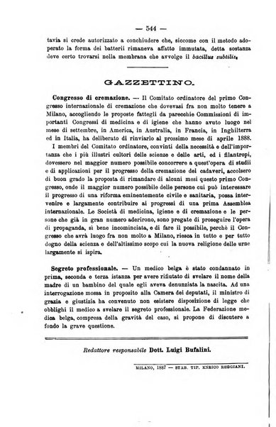 Il morgagni giornale indirizzato al progresso della medicina. Parte 2., Riviste