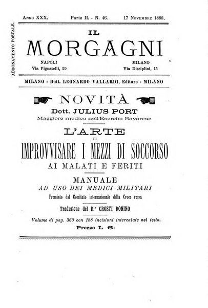 Il morgagni giornale indirizzato al progresso della medicina. Parte 2., Riviste