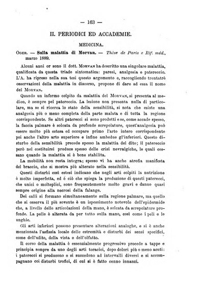 Il morgagni giornale indirizzato al progresso della medicina. Parte 2., Riviste