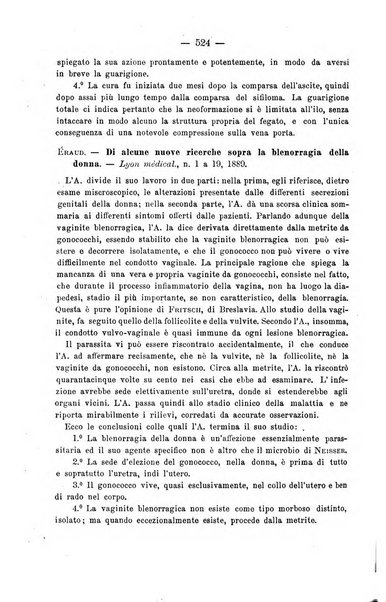 Il morgagni giornale indirizzato al progresso della medicina. Parte 2., Riviste