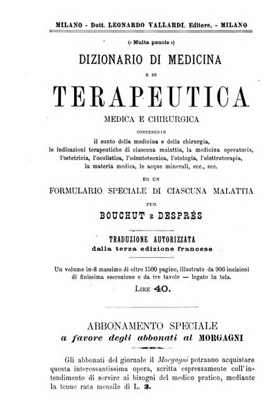 Il morgagni giornale indirizzato al progresso della medicina. Parte 2., Riviste