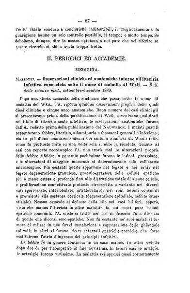 Il morgagni giornale indirizzato al progresso della medicina. Parte 2., Riviste