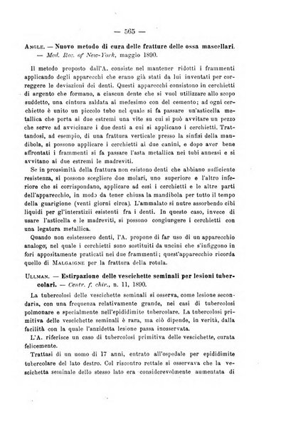 Il morgagni giornale indirizzato al progresso della medicina. Parte 2., Riviste