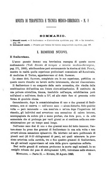 Il morgagni giornale indirizzato al progresso della medicina. Parte 2., Riviste