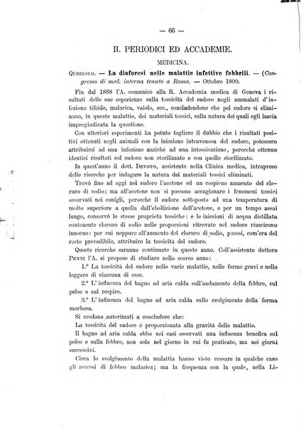 Il morgagni giornale indirizzato al progresso della medicina. Parte 2., Riviste