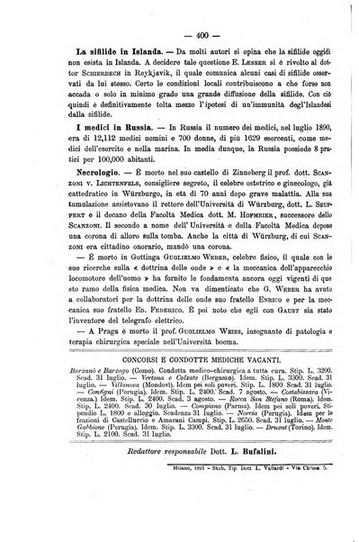 Il morgagni giornale indirizzato al progresso della medicina. Parte 2., Riviste