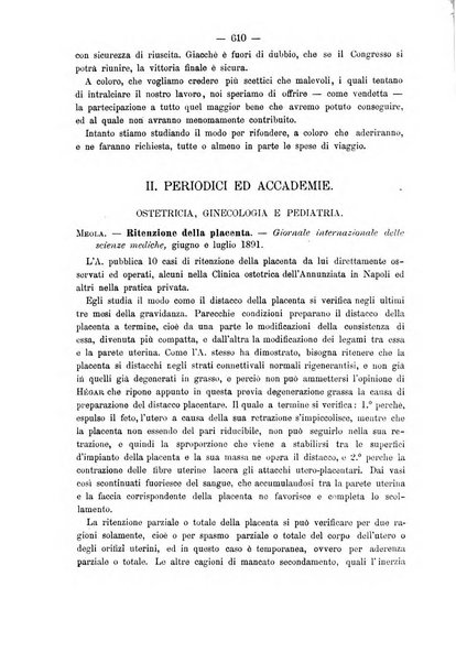 Il morgagni giornale indirizzato al progresso della medicina. Parte 2., Riviste