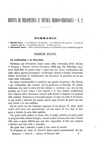 Il morgagni giornale indirizzato al progresso della medicina. Parte 2., Riviste