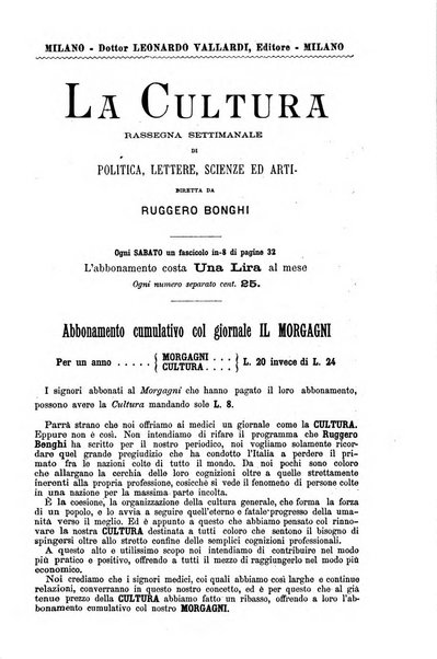 Il morgagni giornale indirizzato al progresso della medicina. Parte 2., Riviste