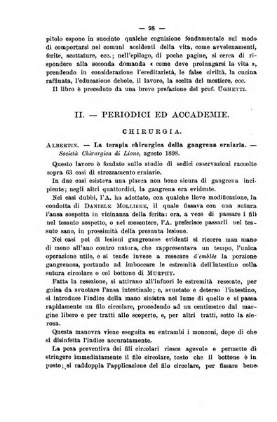 Il morgagni giornale indirizzato al progresso della medicina. Parte 2., Riviste