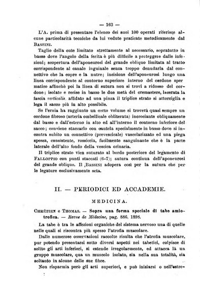 Il morgagni giornale indirizzato al progresso della medicina. Parte 2., Riviste