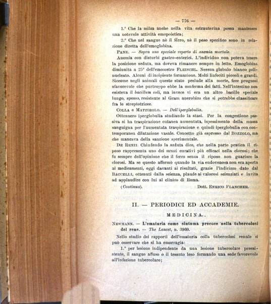 Il morgagni giornale indirizzato al progresso della medicina. Parte 2., Riviste