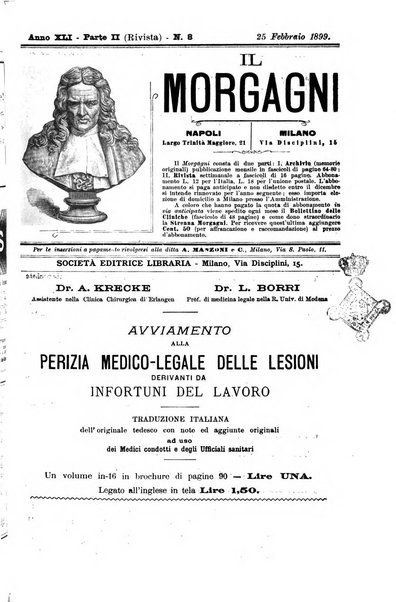 Il morgagni giornale indirizzato al progresso della medicina. Parte 2., Riviste