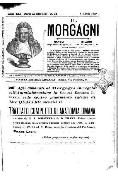 Il morgagni giornale indirizzato al progresso della medicina. Parte 2., Riviste