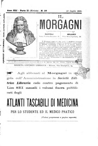 Il morgagni giornale indirizzato al progresso della medicina. Parte 2., Riviste