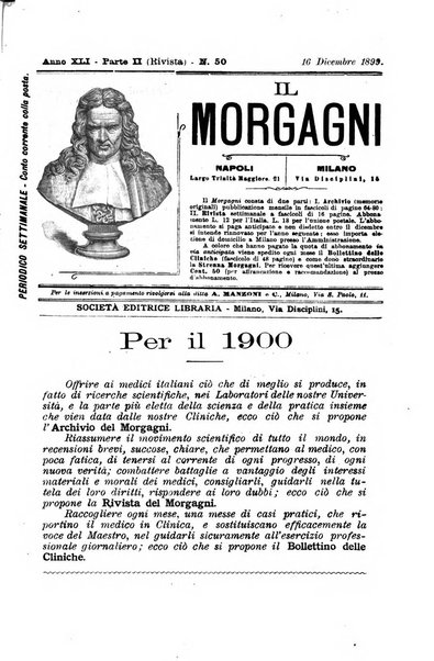 Il morgagni giornale indirizzato al progresso della medicina. Parte 2., Riviste