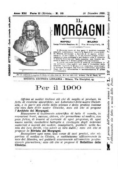 Il morgagni giornale indirizzato al progresso della medicina. Parte 2., Riviste