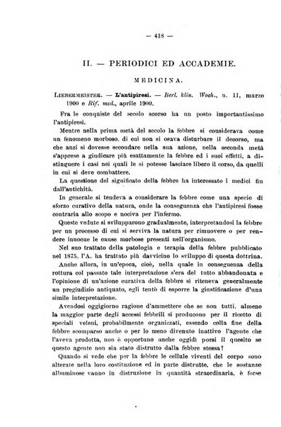 Il morgagni giornale indirizzato al progresso della medicina. Parte 2., Riviste