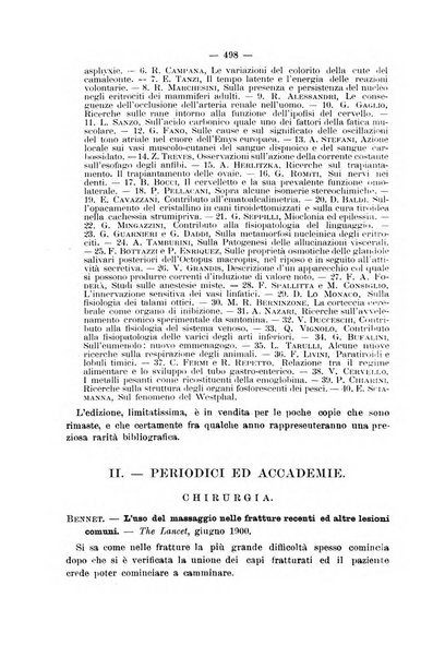 Il morgagni giornale indirizzato al progresso della medicina. Parte 2., Riviste