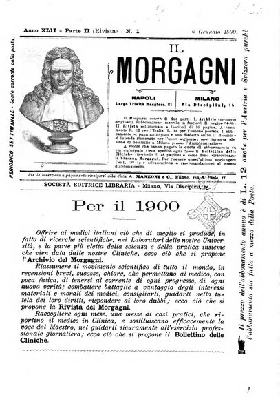 Il morgagni giornale indirizzato al progresso della medicina. Parte 2., Riviste