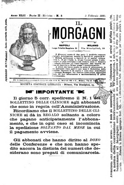 Il morgagni giornale indirizzato al progresso della medicina. Parte 2., Riviste