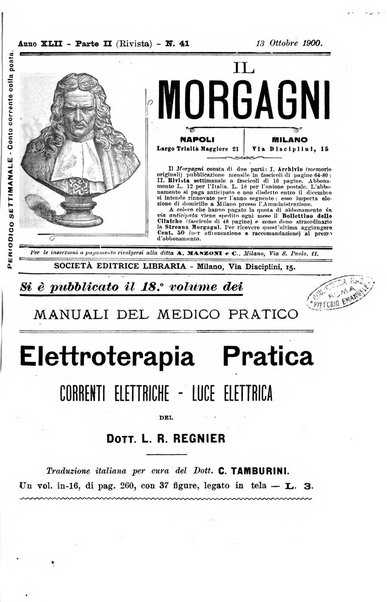 Il morgagni giornale indirizzato al progresso della medicina. Parte 2., Riviste