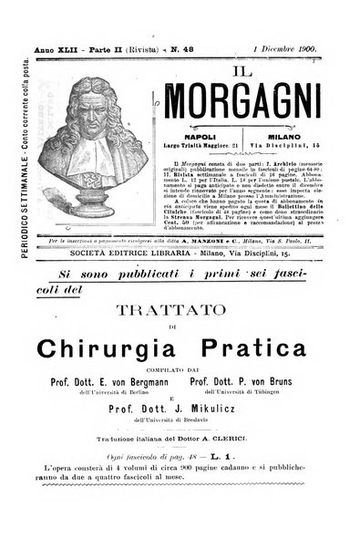 Il morgagni giornale indirizzato al progresso della medicina. Parte 2., Riviste