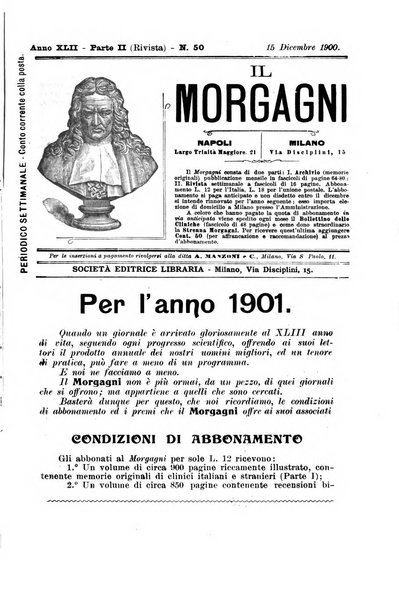 Il morgagni giornale indirizzato al progresso della medicina. Parte 2., Riviste