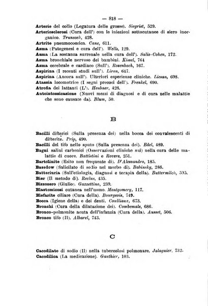 Il morgagni giornale indirizzato al progresso della medicina. Parte 2., Riviste