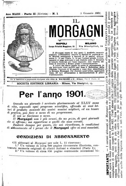 Il morgagni giornale indirizzato al progresso della medicina. Parte 2., Riviste