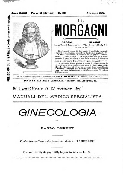 Il morgagni giornale indirizzato al progresso della medicina. Parte 2., Riviste