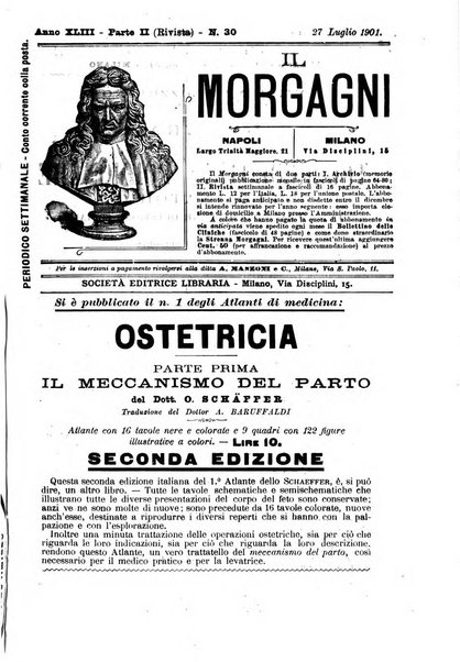 Il morgagni giornale indirizzato al progresso della medicina. Parte 2., Riviste