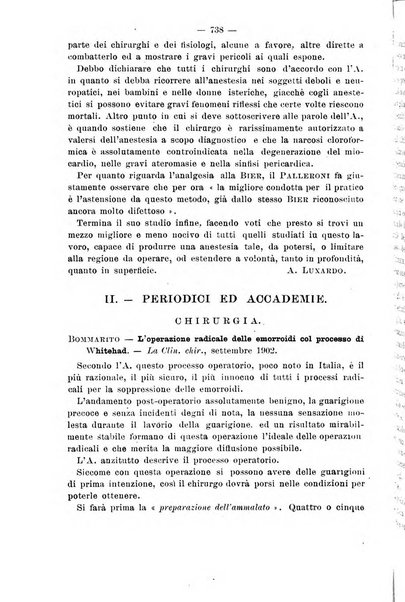 Il morgagni giornale indirizzato al progresso della medicina. Parte 2., Riviste