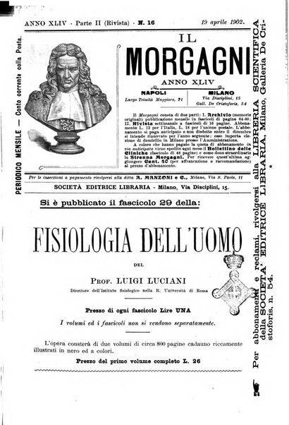 Il morgagni giornale indirizzato al progresso della medicina. Parte 2., Riviste