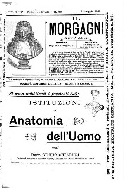 Il morgagni giornale indirizzato al progresso della medicina. Parte 2., Riviste